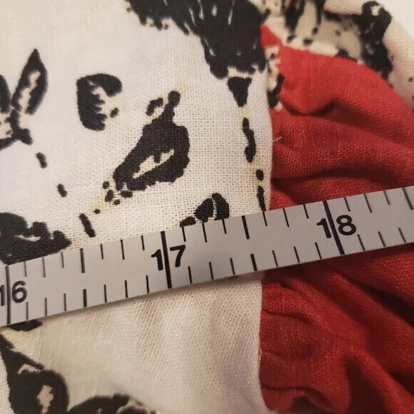 Yaly Couture Romantic Tomato Girl Floral Sleeveless Linen Midi Dress with Sash - Picture 7 of 10